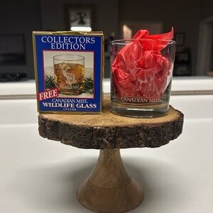 Vintage Canadian Mist Collectors Edition Whiskey Glass with Original Box